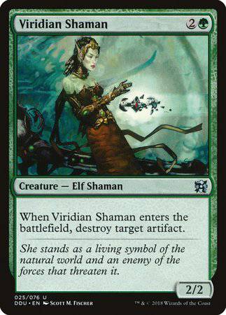 Viridian Shaman [Duel Decks: Elves vs. Inventors] - Destination Retro