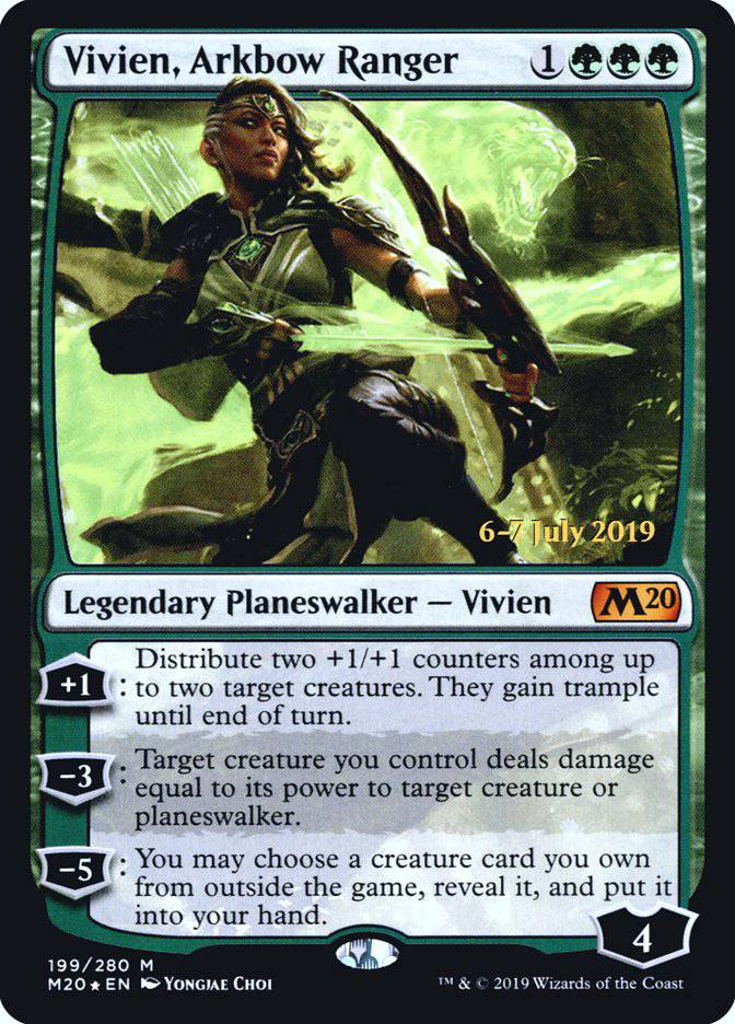 Vivien, Arkbow Ranger  [Core Set 2020 Prerelease Promos] - Destination Retro