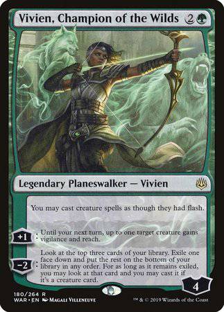 Vivien, Champion of the Wilds [War of the Spark] - Destination Retro