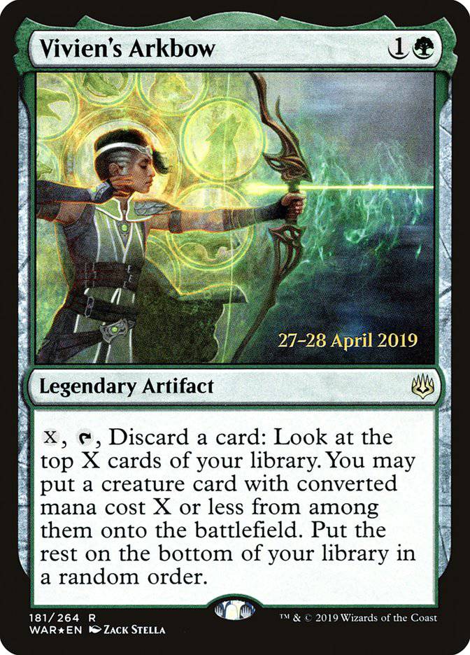 Vivien's Arkbow  [War of the Spark Prerelease Promos] - Destination Retro