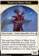 Vizier of Many Faces // Zombie Token [Amonkhet Tokens] - Destination Retro