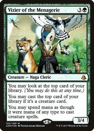 Vizier of the Menagerie [Amonkhet Promos] - Destination Retro