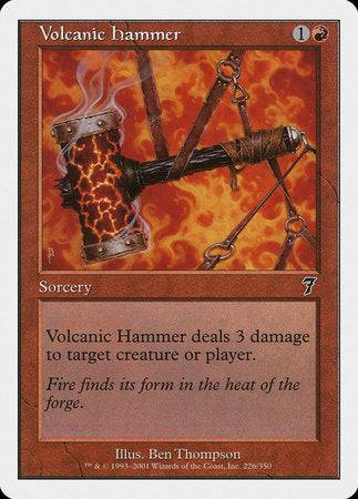 Volcanic Hammer [Seventh Edition] - Destination Retro