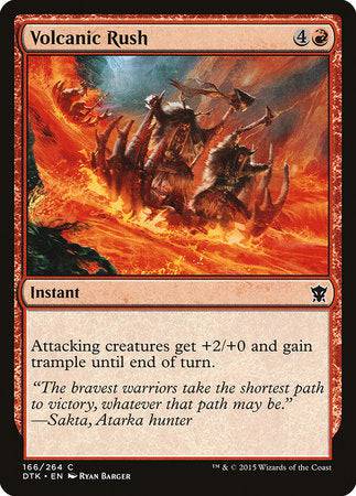 Volcanic Rush [Dragons of Tarkir] - Destination Retro