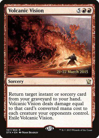 Volcanic Vision [Dragons of Tarkir Promos] - Destination Retro
