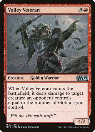Volley Veteran [Core Set 2019] - Destination Retro