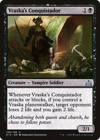 Vraska's Conquistador [Rivals of Ixalan] - Destination Retro