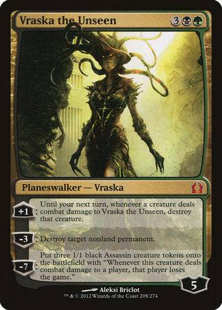Vraska the Unseen [Return to Ravnica] - Destination Retro