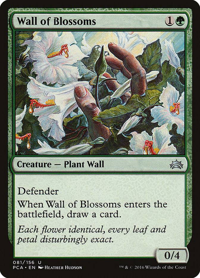 Wall of Blossoms [Planechase Anthology] - Destination Retro