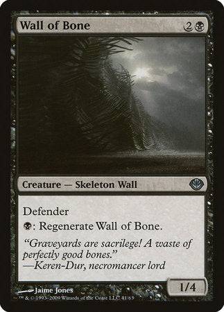 Wall of Bone [Duel Decks: Garruk vs. Liliana] - Destination Retro