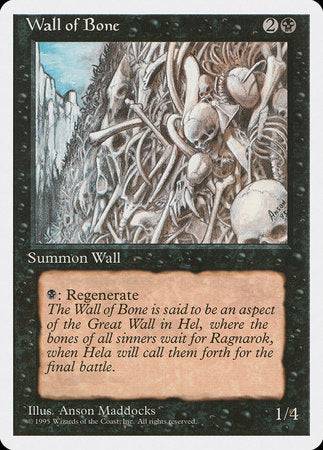 Wall of Bone [Fourth Edition] - Destination Retro