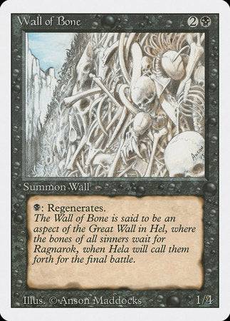 Wall of Bone [Revised Edition] - Destination Retro