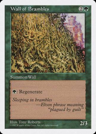 Wall of Brambles [Fifth Edition] - Destination Retro