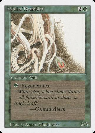 Wall of Brambles [Revised Edition] - Destination Retro