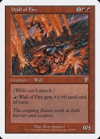 Wall of Fire [Seventh Edition] - Destination Retro