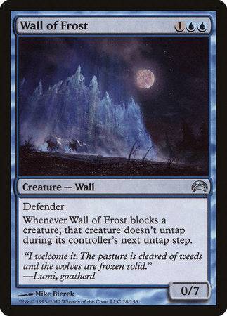 Wall of Frost [Planechase 2012] - Destination Retro