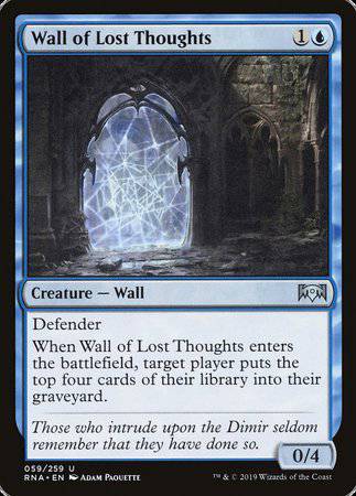 Wall of Lost Thoughts [Ravnica Allegiance] - Destination Retro