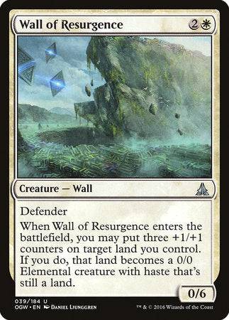 Wall of Resurgence [Oath of the Gatewatch] - Destination Retro