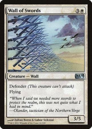 Wall of Swords [Magic 2014] - Destination Retro