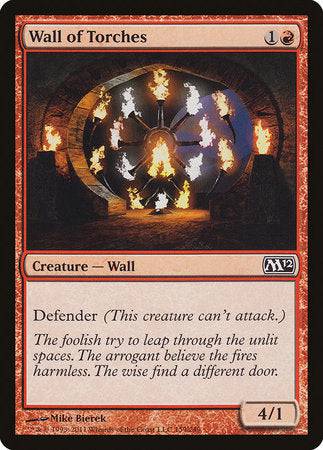 Wall of Torches [Magic 2012] - Destination Retro