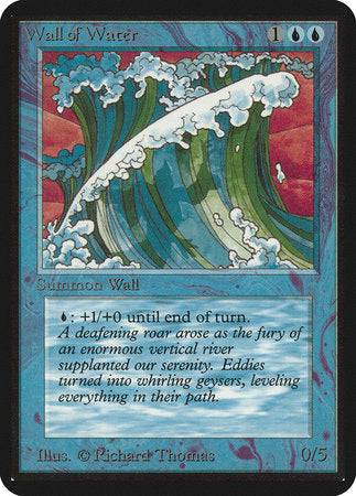 Wall of Water [Limited Edition Alpha] - Destination Retro