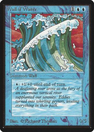 Wall of Water [Limited Edition Beta] - Destination Retro