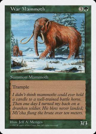 War Mammoth [Fifth Edition] - Destination Retro