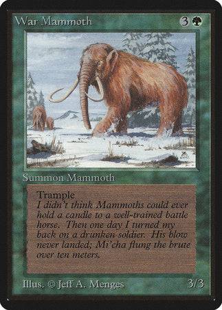 War Mammoth [Limited Edition Beta] - Destination Retro