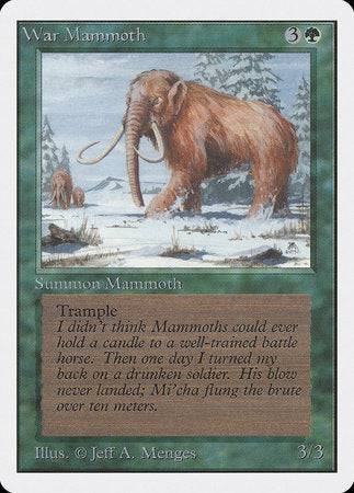 War Mammoth [Unlimited Edition] - Destination Retro