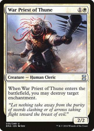 War Priest of Thune [Eternal Masters] - Destination Retro