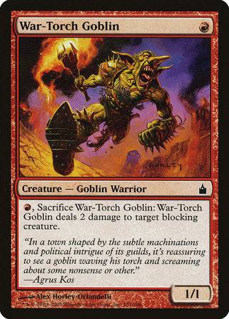 War-Torch Goblin [Ravnica: City of Guilds] - Destination Retro