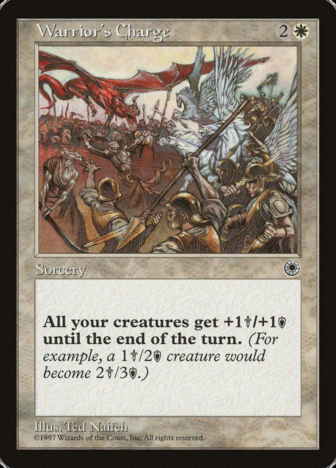 Warrior's Charge (No Flavor Text) [Portal] - Destination Retro
