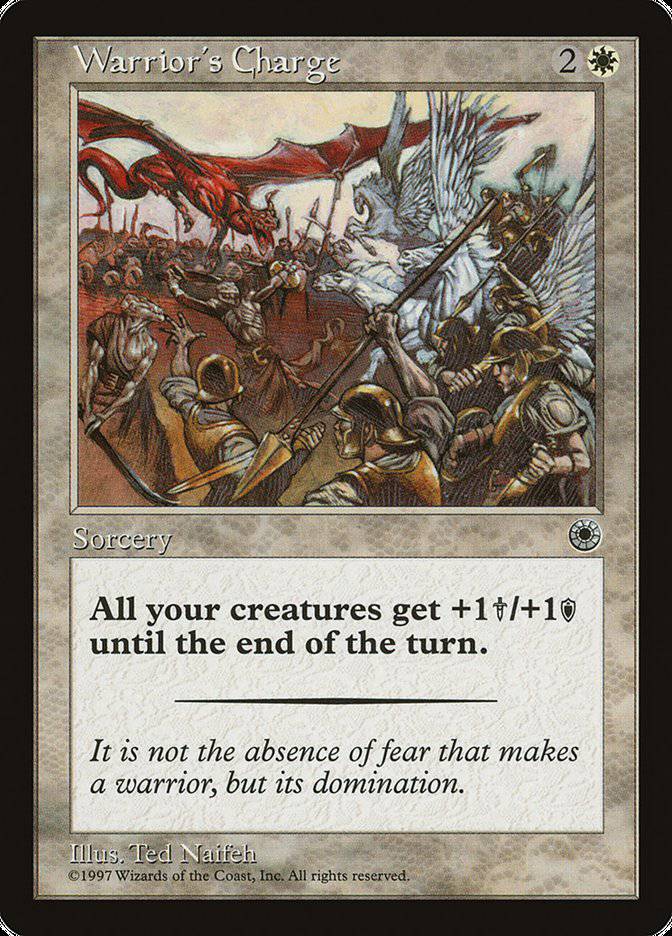 Warrior's Charge (With Flavor Text) [Portal] - Destination Retro