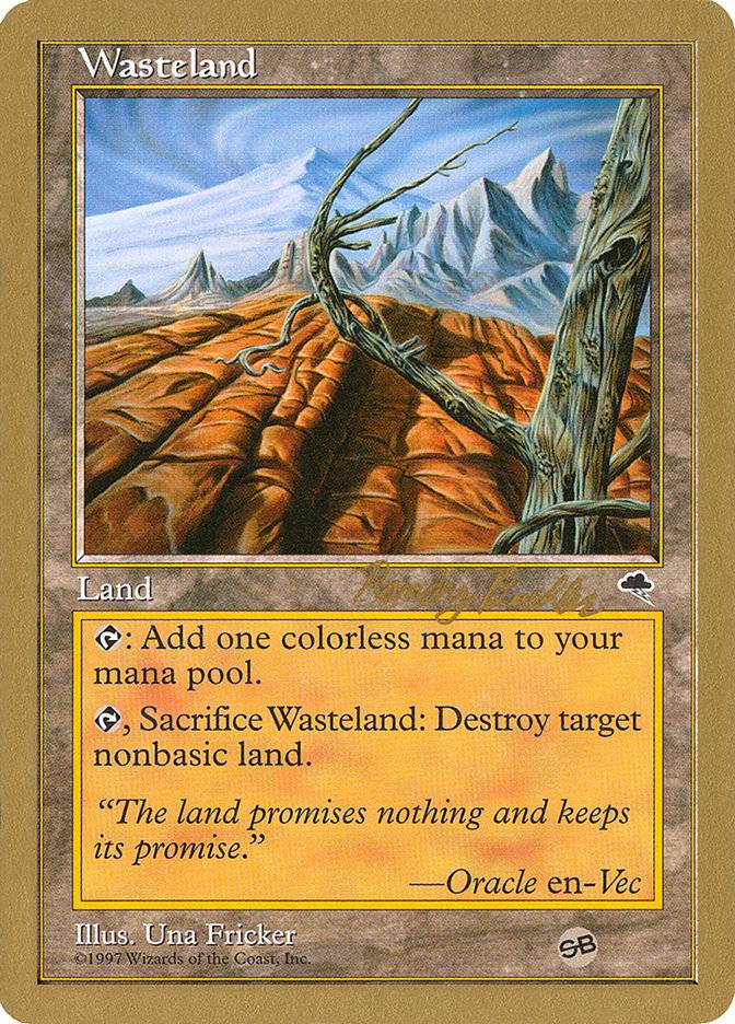 Wasteland (Randy Buehler) (SB) [World Championship Decks 1998] - Destination Retro