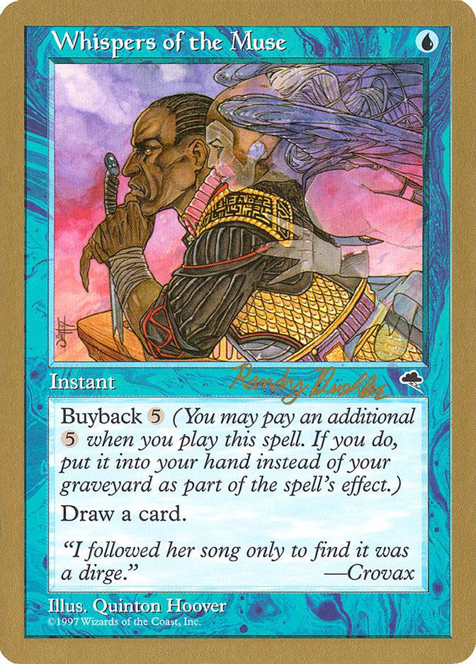 Whispers of the Muse (Randy Buehler) [World Championship Decks 1998] - Destination Retro