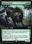 Wicked Wolf (Extended Art) [Throne of Eldraine] - Destination Retro