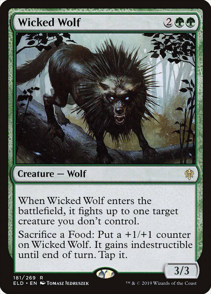 Wicked Wolf [Throne of Eldraine] - Destination Retro