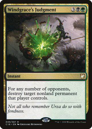 Windgrace's Judgment [Commander 2018] - Destination Retro
