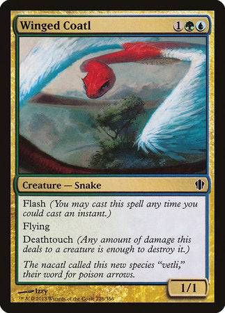 Winged Coatl [Commander 2013] - Destination Retro