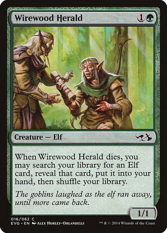 Wirewood Herald (Elves vs. Goblins) [Duel Decks Anthology] - Destination Retro