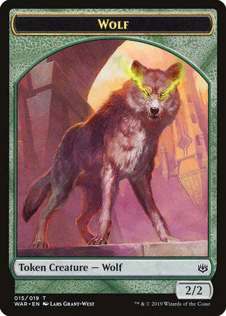 Wolf Token [War of the Spark Tokens] - Destination Retro