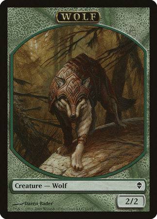 Wolf Token [Zendikar Tokens] - Destination Retro