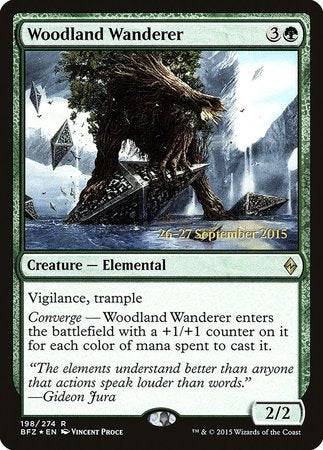 Woodland Wanderer [Battle for Zendikar Promos] - Destination Retro