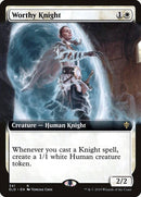 Worthy Knight (Extended Art) [Throne of Eldraine] - Destination Retro