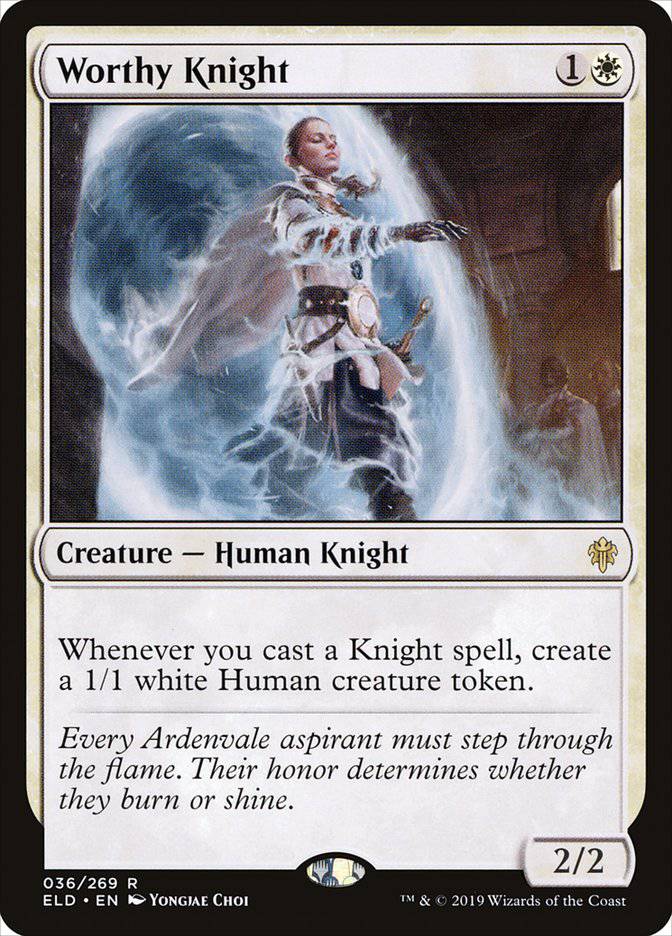 Worthy Knight [Throne of Eldraine] - Destination Retro