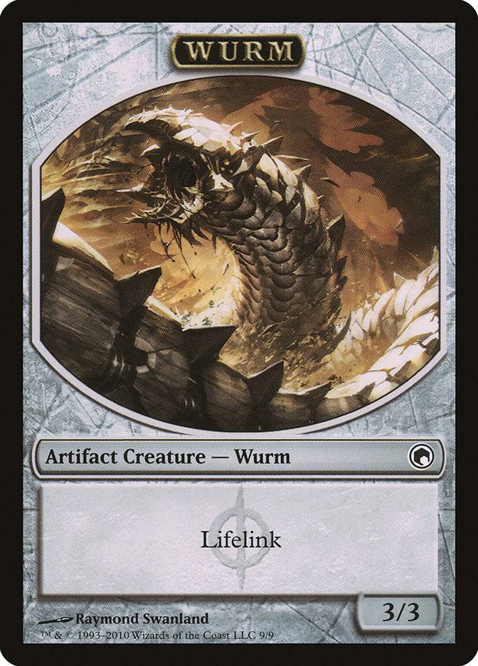 Wurm (Lifelink) [Scars of Mirrodin Tokens] - Destination Retro