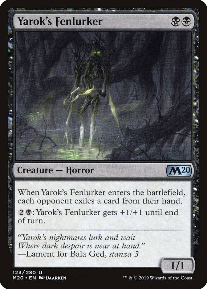 Yarok's Fenlurker [Core Set 2020] - Destination Retro