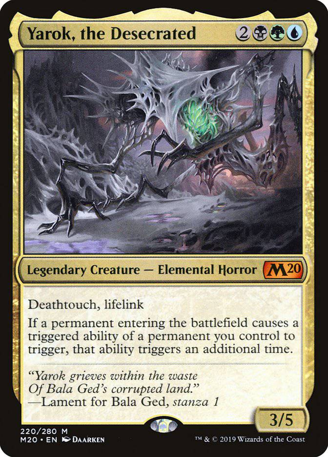 Yarok, the Desecrated [Core Set 2020] - Destination Retro