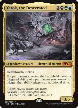 Yarok, the Desecrated [Core Set 2020 Promos] - Destination Retro