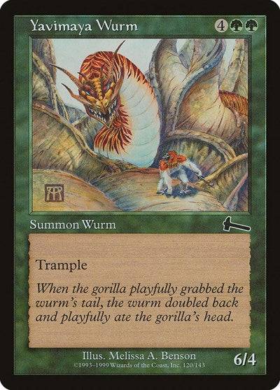 Yavimaya Wurm [Urza's Legacy] - Destination Retro